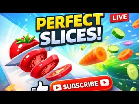 Perfect slice 🍎🔪Gameplay live now. #shorts #live #shortsfeed #virallive #youtubeshorts #short #knife