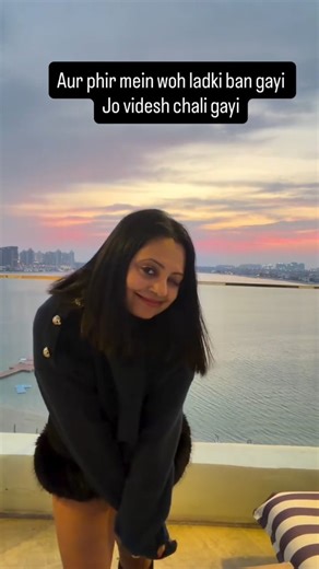 Preeti Jain on Instagram: "“POV: I casually became the ‘she went abroad’ girl.”"