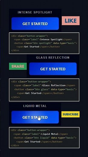 Animated Play Button in HTML CSS JavaScript