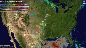 NASA Scientific Visualization Studio | GMAO – US tornadoes