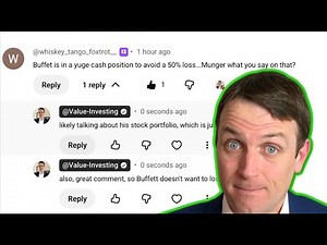 Buffett is in a yuge cash position to avoid a 50% loss....