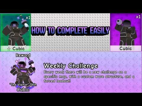 How to complete the weekly challenge in Retro Tower Defense easily!! (RTD)