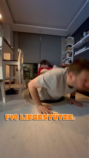 140 Push-Ups | Gleiche Pyramide, gleiche Disziplin #pushupchallenge #consistencywins