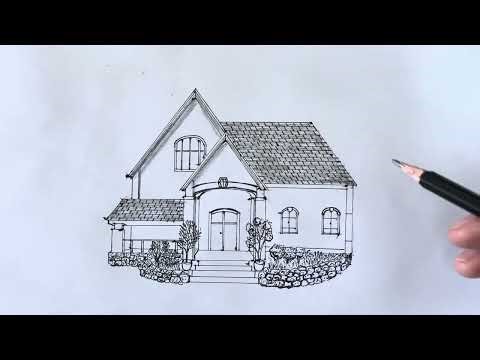 Draw a House Easily – Complete Step by Step Tutorial