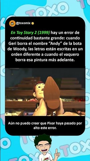 They thought NO ONE would notice this MISTAKE in Toy Story 2 🔥🤯 #funfacts