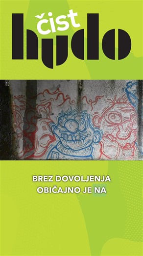 Čist hudo on Instagram: ""Grafita še nisem naredil." :) Ti veš, kaj je razlika med grafiti in murali? To smo povedali v zadnji oddaji Infodrom, ki jo lahko gledaš vsak petek ob 16h na TV SLO 1. #TVSLO #Infodrom #tvslo #rtv #čisthudo"
