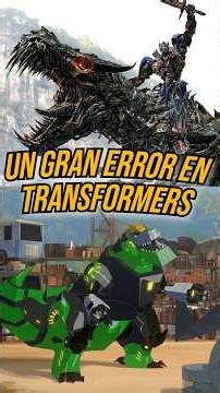El GRAN ERROR de Grimlock en Transformers #shortvideo #entertainment