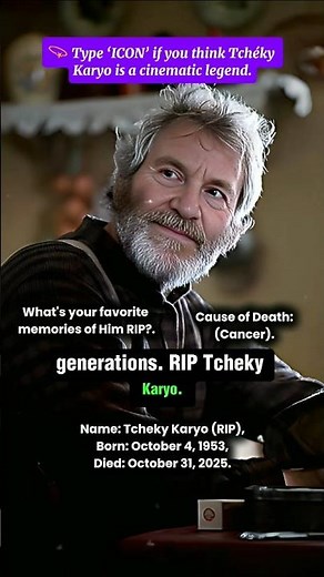 RIP Tchéky Karyo (1953–2025) – From Nikita & GoldenEye to The Missing, A Legend Gone Too Soon #actor