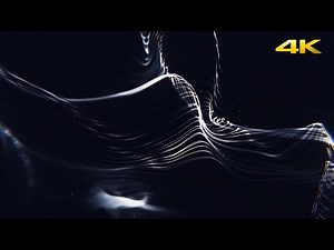 Black Waves Background 4K Stock Motion Graphics