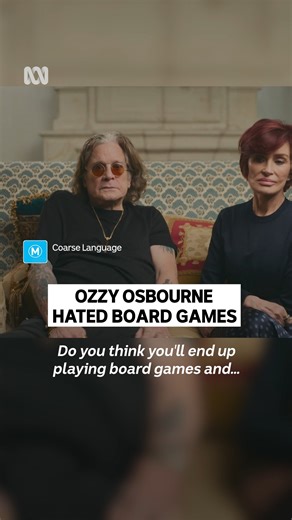 Not big fans of game night 😅 Sharon and Ozzy Osbourne: Coming Home — Stream now on ABC iview. | ABC iview