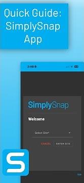 Quick Guide: SimplySnap App