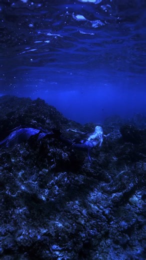 Dark Siren Mermaid: Follow me for a spooky underwater experience
