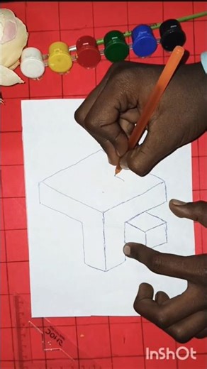 3d #drawing #art in pen 💫 🖊 😍