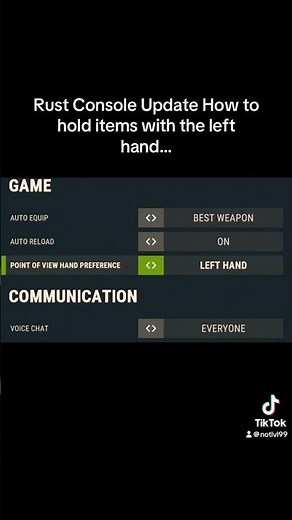 Rust Console How to hold items with the left hand…#shorts #rust #rustconsole