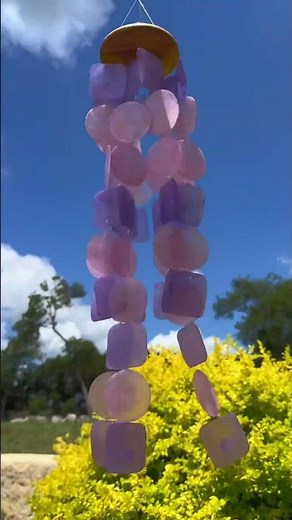 Capiz Shell Windchime- Pink & Purple 💜💖