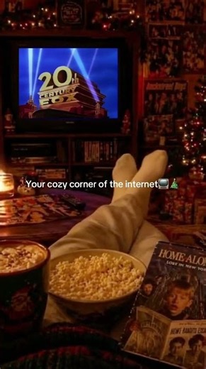 Hot Cocoa + Christmas Movies = Perfection ☕🍿 #christmasmovies #homealone #cozy #popcorn