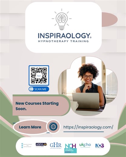  New Courses Starting Soon with Inspiraology® Hypnotherapy Training...