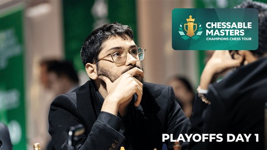 2025 Chessable Masters Playoffs Day 1: Firouzja Edges Out Caruana, Advances With Carlsen, Nakamura, Arjun To Winners Semis