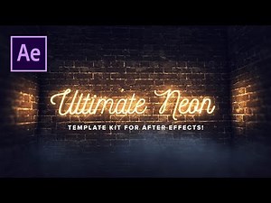 Make NEON Objects QUICKLY in After Effects!