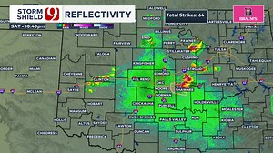 17K views · 132 reactions | Radar Update 11:01 PM - Severe thunderstorms continue to develop west of the OKC metro slowly moving east-northeast. These storms will be capable of damaging wind and large hail. #okwx | Meteorologist Lacey Swope | Facebook