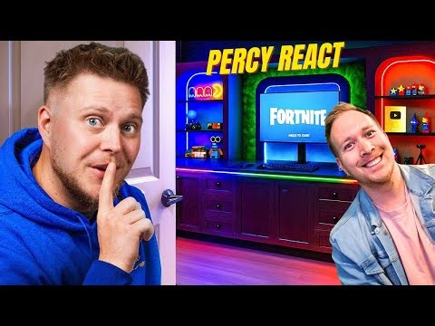 “Percy Reacts to INSANE Dream Set-up 😱🔥 Ultimate Room Tour”