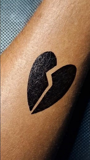 Broken Heart Tattoo | Tattoo 💔 #tattoo