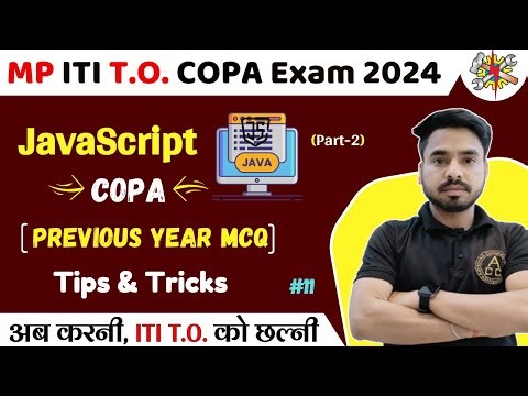 javascript mcq For mp ITI copa trade training officer exam 2024 class-2