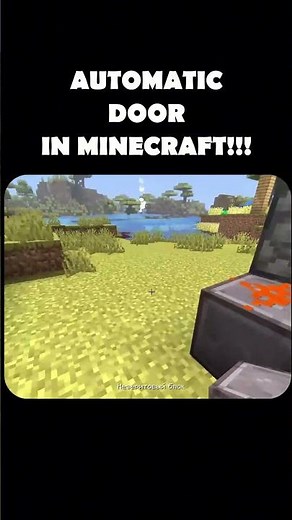 AUTOMAIC DOOR IN MINECRAFT!!!(+ SECRET ENDING)