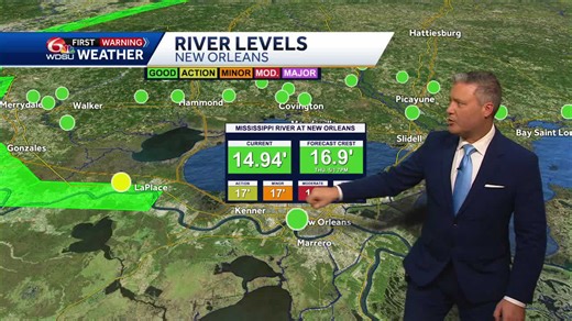 The latest on the Mississippi river