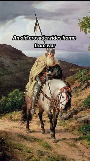 Stories Behind Art on Instagram: "🎨 "The Return of the Crusader" by Karl Friedrich Lessing (1835) 🏛️ Location: Rheinisches Landesmuseum Bonn, Bonn, Germany #painting #artoftheday #arthistory"