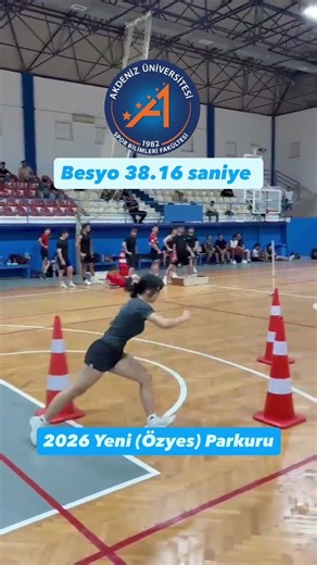 2026 Antalya Akdeniz Üniversitesi BESYO Parkuru (ÖZYES) Güncel Parkur. 38.16 Sn