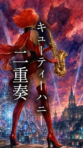 【二重奏🎷】キューティーハニー 演奏してみた 気分奏