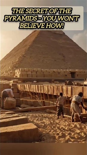 The Secret of the Pyramids – You Won’t Believe How!#viral#youtubeshorts #ahramatmesr