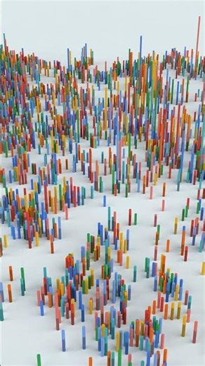 8909 onshore wind turbines in Germany #datavisualization #3danimationart #europe #mapping