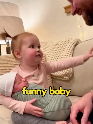 Funny baby #happy #prank #baby
