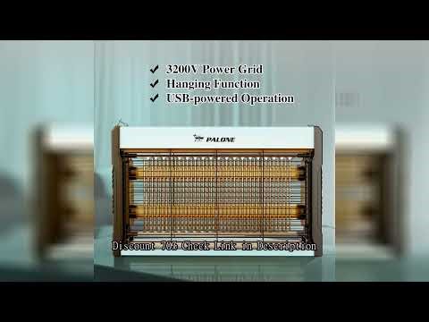 Electric Bug Zapper 3200V Mosquito Zapper Killer Indoor Insect Killer with Hanging Chain Removable C