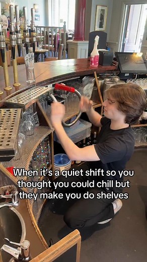 5.7K views · 5.1K reactions | I just wanted a chill Monday shift  #fyp #hospitality #publife #serverlife #bartender #relatable #serviceindustry #bar #hospitalitycore #service #barlife #bartenderlife #restaurantworker #server #mondayshift #pub | The Prince Albert Pub | Facebook