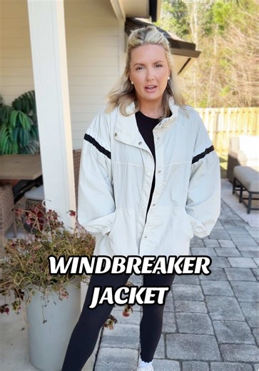 WIND BREAKER JACKET! Look for less! #fashiontiktok #lookforless #jacket #womensjacket #windbreaker