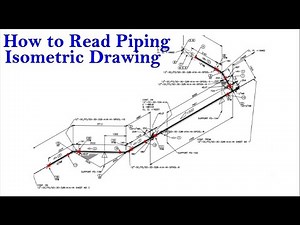 Study piping isometric drawing, slope, rolling, offset, elevation tutorial for pipe fitters