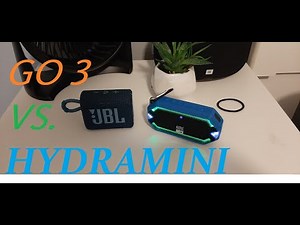 JBL Go 3 🆚 Altec Lansing HydraMini - Battle of the Mini Bathroom 🛀 & Shower 🚿 Bluetooth Speakers