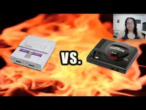 Sega Genesis vs Super Nintendo - SNES vs GENESIS Reaction‪@Cinemassacre‬