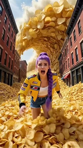 Potato Chips Chaos: Rumi Panics While Jinu Enjoys