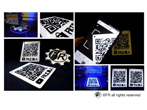 自製立體二維條碼(QR-Code)與商標(Logo)-製作過程全紀錄-如何使用SolidWorks草圖圖元.草圖.字型.伸長繪製二維條碼並運用3D列印製作