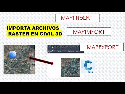 📚 Import raster and vector files into Civil 3D || MAPIINSERT, MAPIMPORT, MAPEXPORT