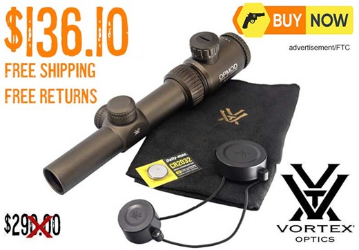Optics Deals: Vortex OPMOD CrossFire Limited Edition 1-4x24mm $136.10 FREE S&H