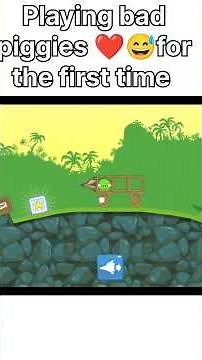 Playing Bad Piggies for the First Time | Funny Gameplay 🐷🎮