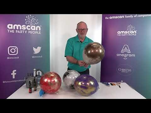 Custom Marble Balloons