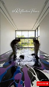 AMAZING FLOOR - Galaxy Black Hole Epoxy Floor Transformation #epoxyfloor #diy #interiordesign