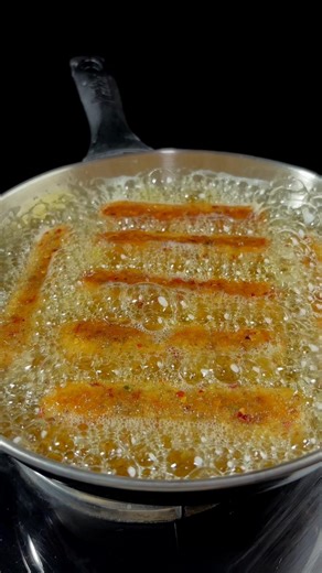 Fish finger | 🥰 | ASMR Cooking #shorts #fishfingers #snacks #food #cooking