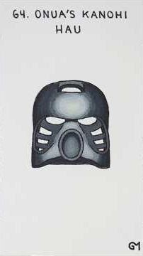 Drawing Onua's Kanohi Hau - LEGO Bionicle
